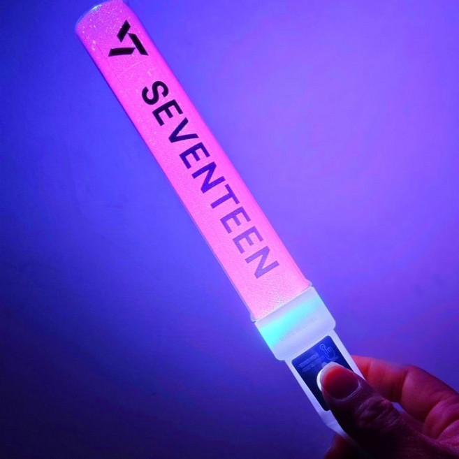 SEVENTEEN 應援棒 演唱會 發光道具 粉絲手燈, 1個, 【seventeen】粉色