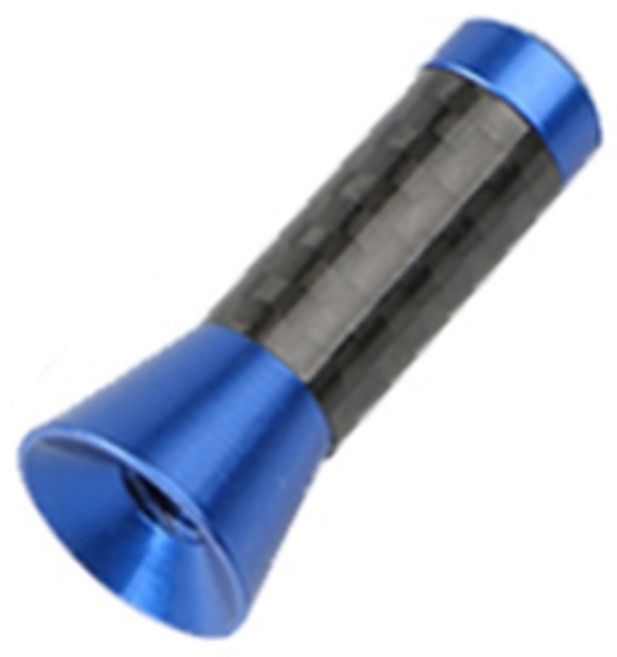 [주주파츠몰] 차량용 미니 카본 안테나 익스테리어 튜닝 교체형 용품 모음 호환 용품, 파란색3.5cm