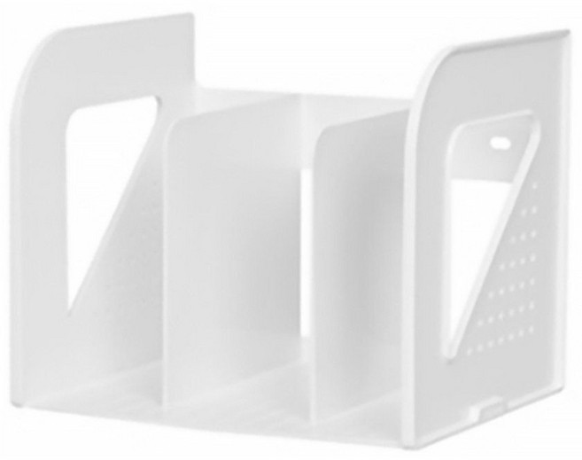 시스맥스 EL책꽂이3단 WH 화이트 280153 (1개입) eso+07945LU