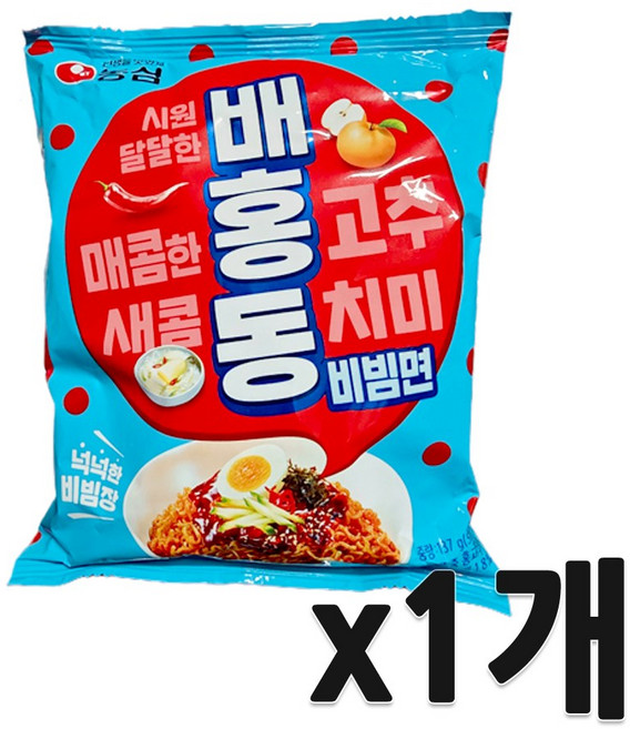 농심 배홍동 비빔면 32봉, 1개