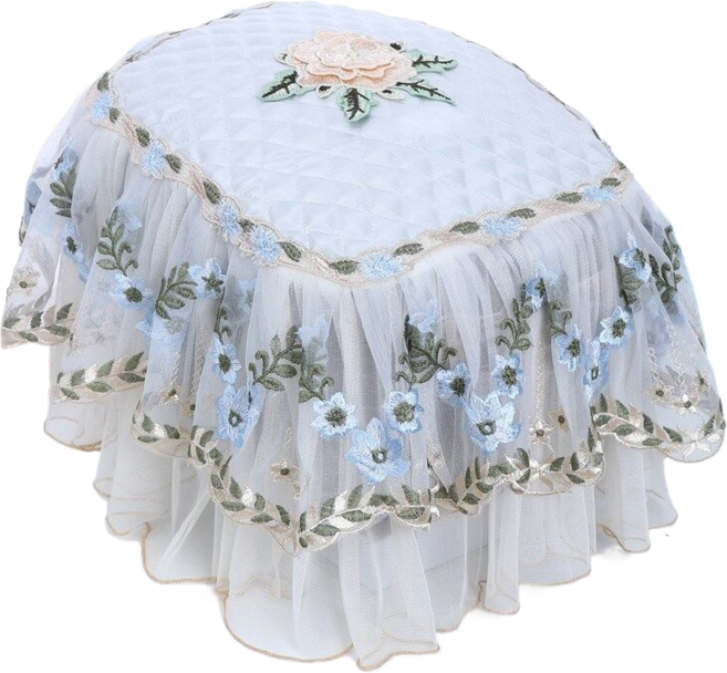 SKANDSALO 밥솥 커버 레이스 에어프라이어덮개 가정용 타원형, 수만란 타원형_밥솥 커버, 1개