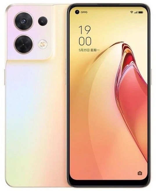 오포 레노 8 OPPO Reno 8 듀얼 심 256GB 8GB 언락 5G 게이밍폰 NFC 99프로 새상품급, 8GB+128GB, 화이트, 1개