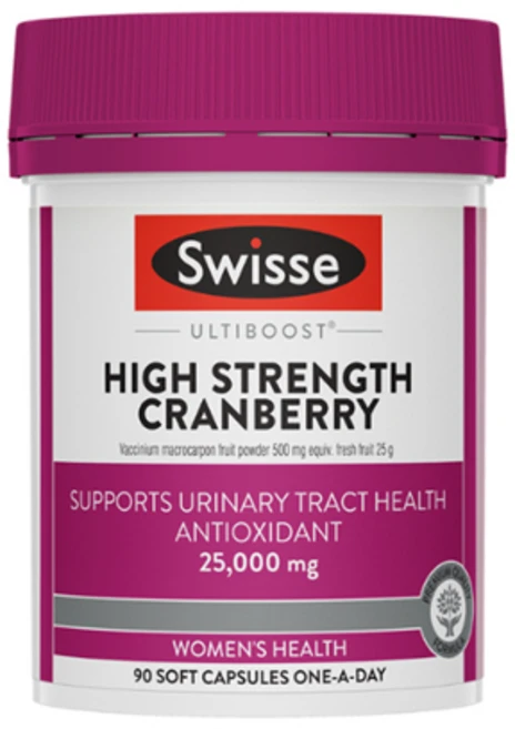 스위스 울티부스트 하이스트렝스 크랜베리 90정, 1개 - 쿠팡