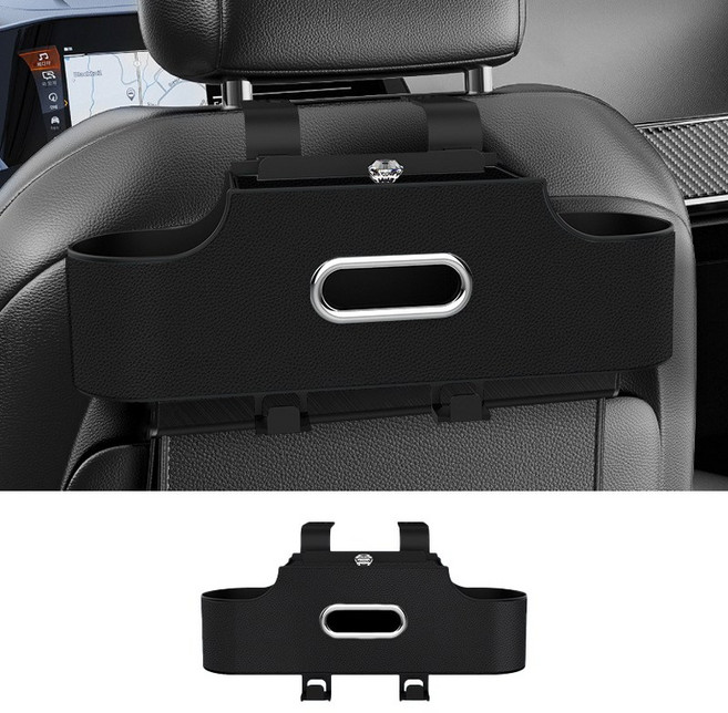 오토엘리트 차량 뒷좌석 거치대 자동차 트레이 차량용컵홀더, 3. 블랙 (bl), 1개