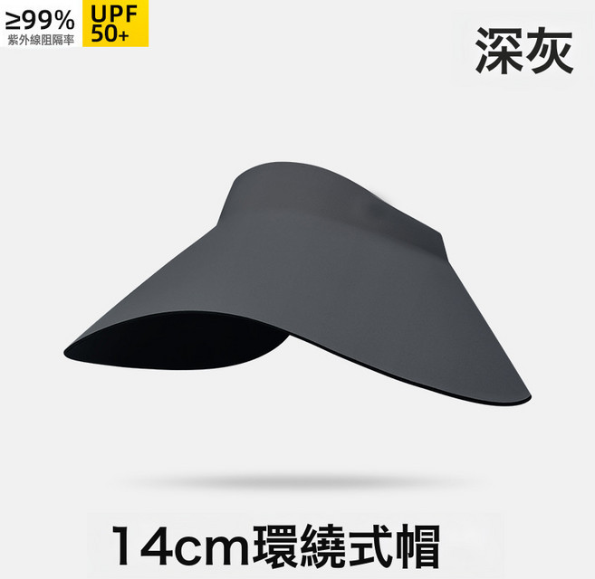 戶外防曬遮陽帽女士防紫外線無痕遮臉可摺疊大帽檐空頂燈罩太陽帽