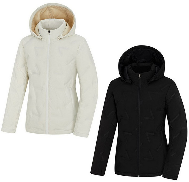 비티알 비티알 여성 겨울 덕다운 튜브 퀄팅 골프 경량 패딩 자켓 2464JB629W