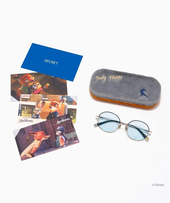 진스 JINS 주토피아 주디 모델 골드블루 트렌드 선글라스 콜라보 디자인