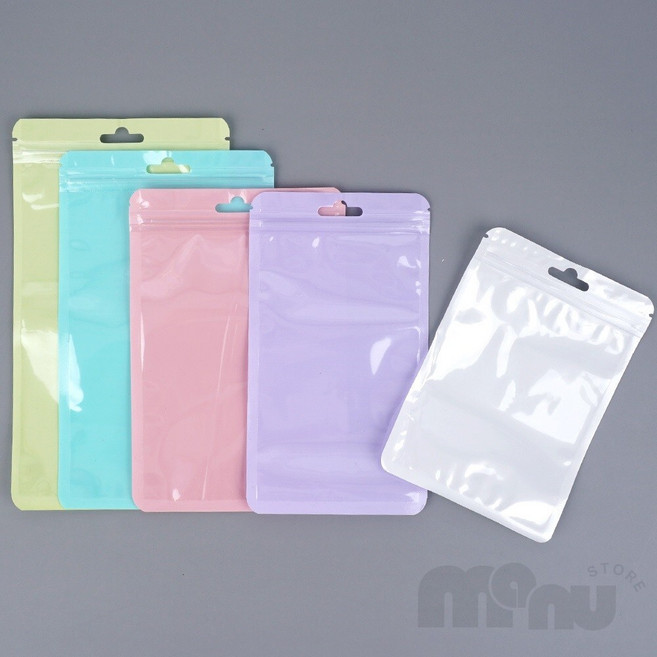 [사마누] 포장소품 부품보관 부품보관함 물품보관용 지퍼백, 14x20 - 블루, 1개