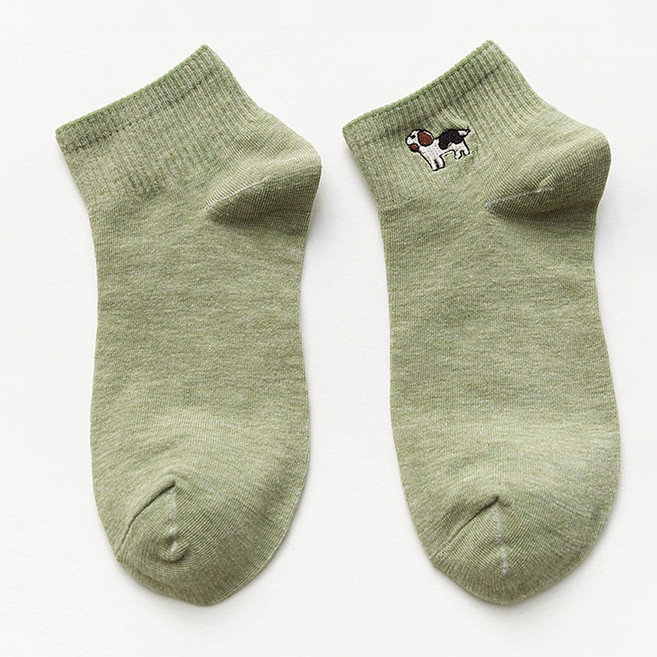 KINTTING 刺繡船襪