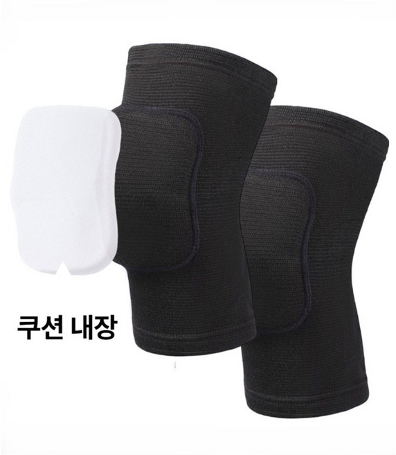 스타스포츠 쿠션 무릎보호대 블랙 XD321W-03, 1세트