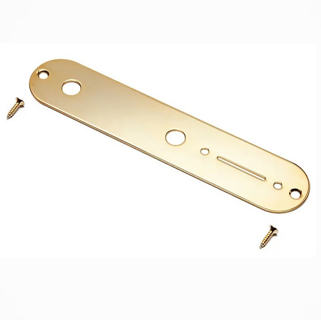 GOTOH CP-10 Telecaster 電路室控制面板, 金色, 1個