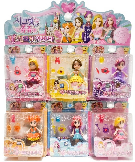 빅트리 new 시크릿쥬쥬 아바타 피규어 인형, 1개