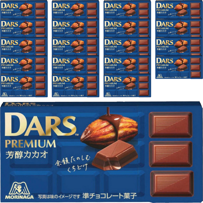 모리나가 다스 프리미엄 방순 카카오 12개입, 20개, 46g