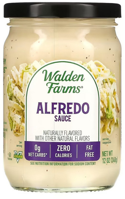 월든팜스 무설탕 알프레도 파스타 소스 340g 무지방, 1개