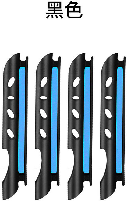 【釣魚名人】魚竿繞線板 釣魚卡竿繞線板 手竿纏線卡線板護竿線板 釣魚配件批發 漁具好物, 黑色【3.6米】,5個裝, 1個