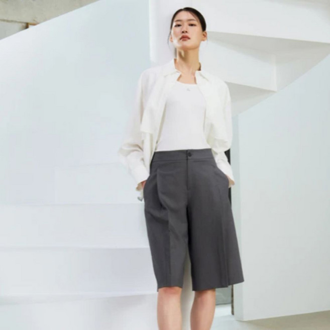 VIC 버뮤다 팬츠 여성반바지 5부 슬랙스