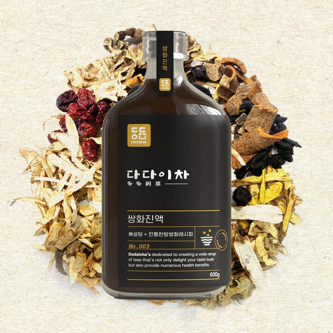 다다이차 쌍화차 진액 1병 600g, 3박스, 1개입