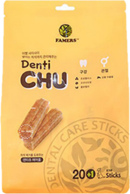 파머스 덴티츄 덴탈껌 애견껌 강아지간식 3종 (관절/눈물/면역) 21P 48P, 구강&관절, 336g, 1개