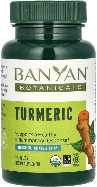 Banyan Botanicals Turmeric 90 Tablets 500 mg per Tablet, 1개, 90정 - 쿠팡