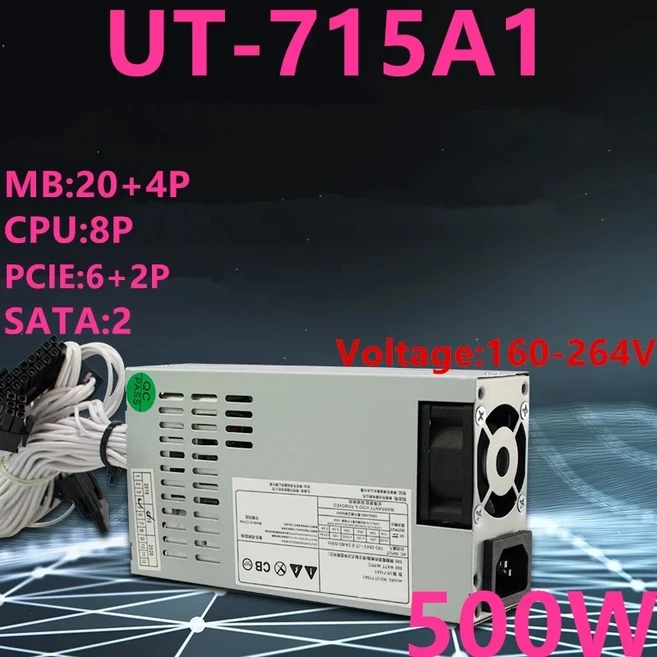 게임 엔진용 PSU ITX FLEX HTPC K39 49 M34 R47 A35 S3 ZS-A4 G5 500W 전원 공급 장치 UT-715A1, 02 Non Module, 01 China Mainland