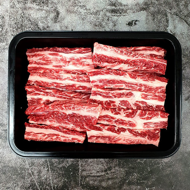 1++(8)등급 투뿔 한우 갈비살 늑간살 구이용 당신애한우, 200g, 1개