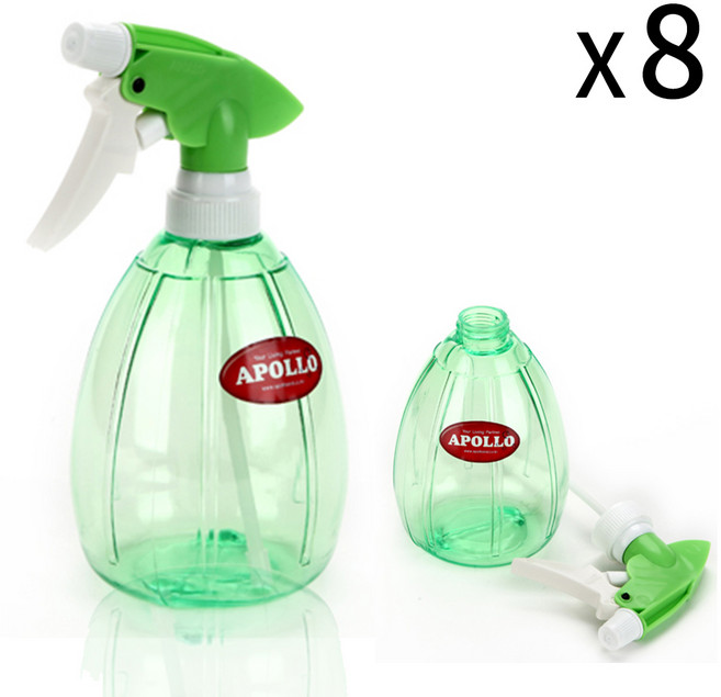 아폴로 분무기 462 가정 사무실 미용실 화초 식물 물 스프레이 용기 통, 8개