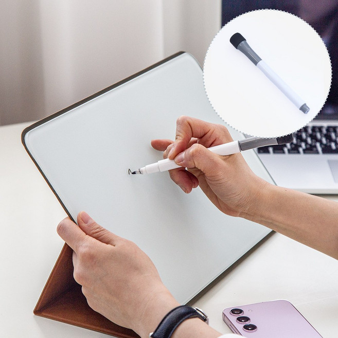 101도 테이블 스탠드형 강화유리 화이트보드 사무실 메모보드 TB01, 화이트보드 TB01