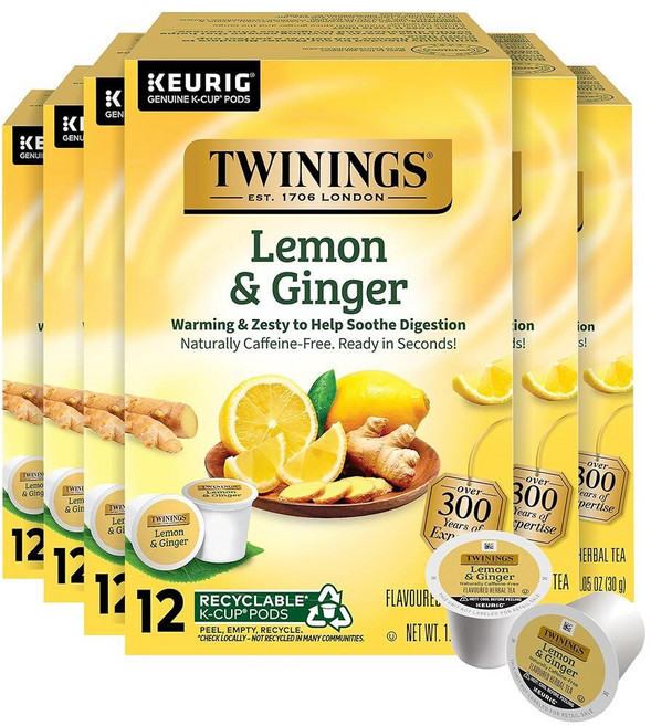 Twinings 디카페인 잉글리시 브렉퍼스트 홍차 K-컵 포드 Keurig용 24개 (1팩) 매끄럽고 맛있고 견고함 뜨겁거나 얼음을 즐기세요, 12 Count (Pack of 6)
