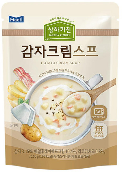 상하목장 상하키친 감자크림스프 150gx18개, 150g, 18개