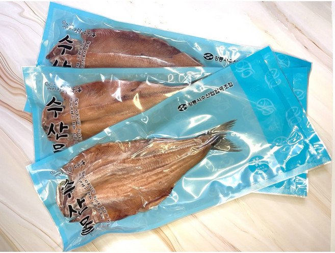 청정바다 국내산 완전손질 반건조 바다 송어 행사 대잔치 3마리(1마리당 400g)한정 특별행사, 1세트, 바다송어3마리