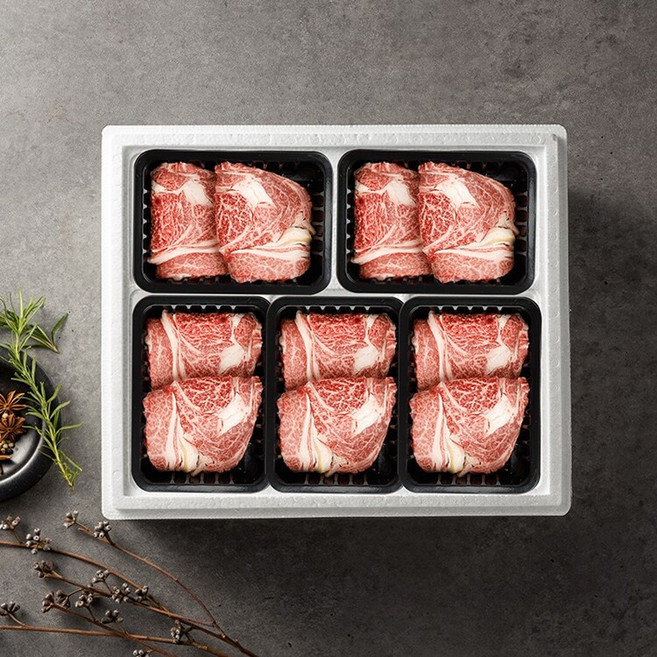 [안동한우][냉장] 한우등심선물세트 2호 4kg [등심 4kg / 1++(9)등급], 1