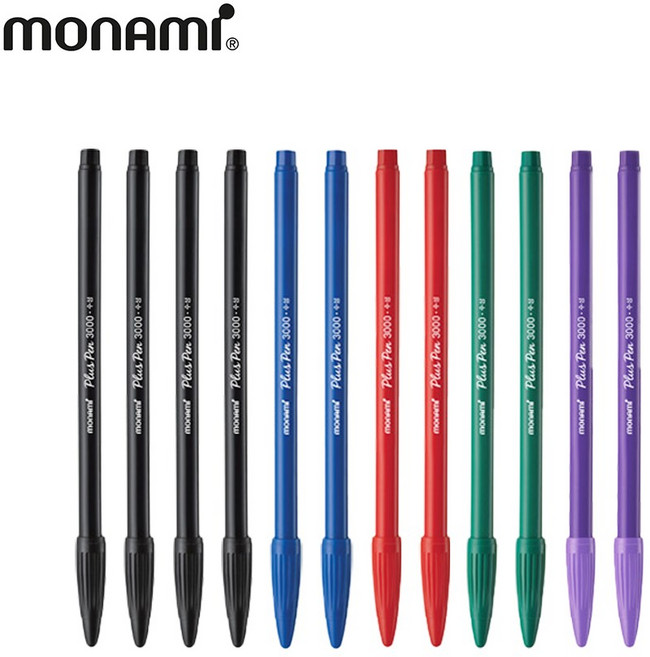 모나미 프러스펜 혼합12p, 1개, 흑4+청2+적2+녹2+보2