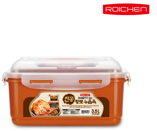 로이첸 참숯 진공 황토누름독 3.5L, 1개, 상세 설명 참조