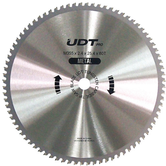 UDT 팁쏘(금속용) M 355(14인치)x80Tx2.4T(5905472), 1개