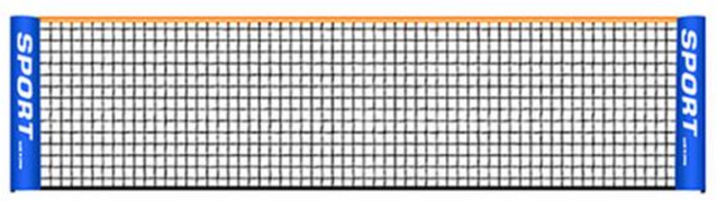 JS 전문 배드민턴 그물 휴대용 접이식 표준 배구 테니스 실내 야외용 다목적 메쉬, 6m, 1개