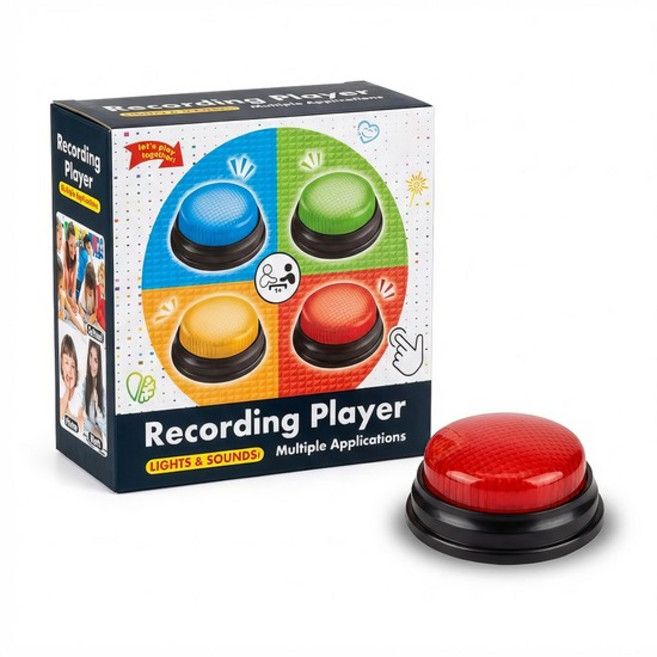 소리 나는 퀴즈 버저 퀴즈버튼 정답버튼 레드 B1933-O, 02.버저 블루 B1934