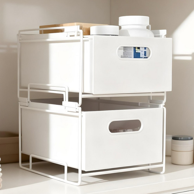 마치홈 슬라이딩선반 주방정리 서랍함, 1개