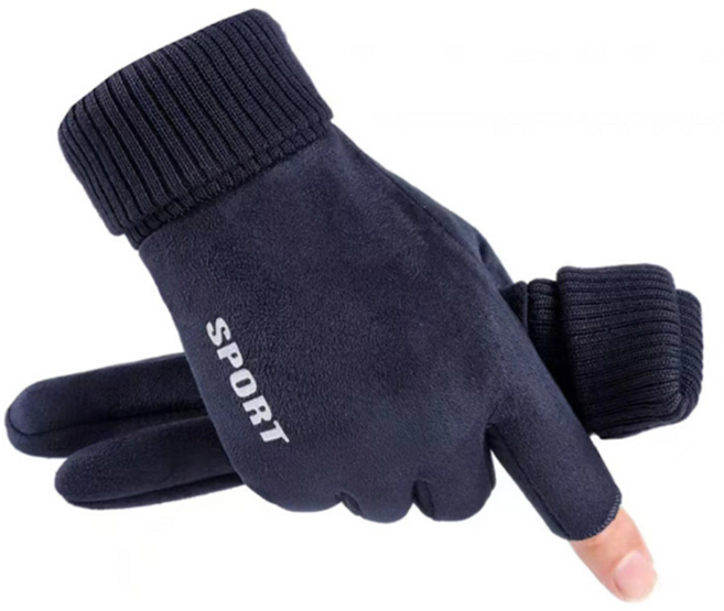 락모터스 양모안감 손가락 오픈 장갑 오픈핑거 핑거리스 기모 방한 이너장갑 오토바이 퀵 배달 대행 낚시 자전거