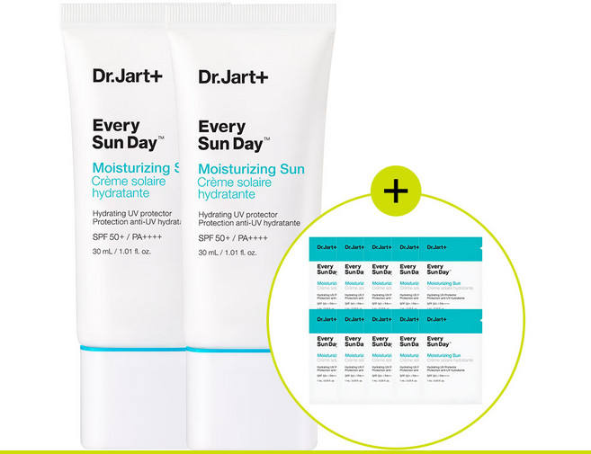 닥터자르트 1+1 보습선크림 에브리 선 데이 모이스처라이징 30mL SPF50+ PA+++++선크림1mlx10, 닥터자르트 1+1,보습선크림 에브리 선 데이 모이스처라