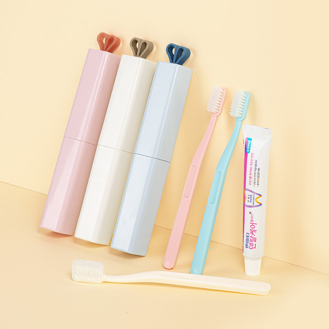 소유 휴대용 치약칫솔세트 SOYU-TS100 화이트, 1개, 50g