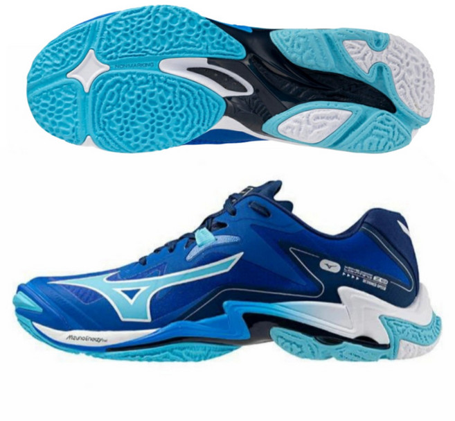 미즈노 배구화 웨이브 라이트닝 Z8 남녀공용 블루 V1GA240001