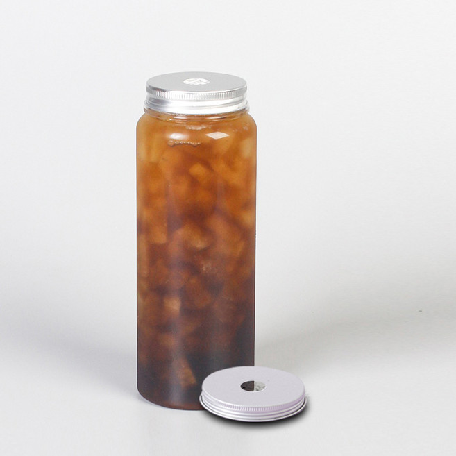 페트 보틀 원형 500ml 타공 뚜껑 포함, 1개