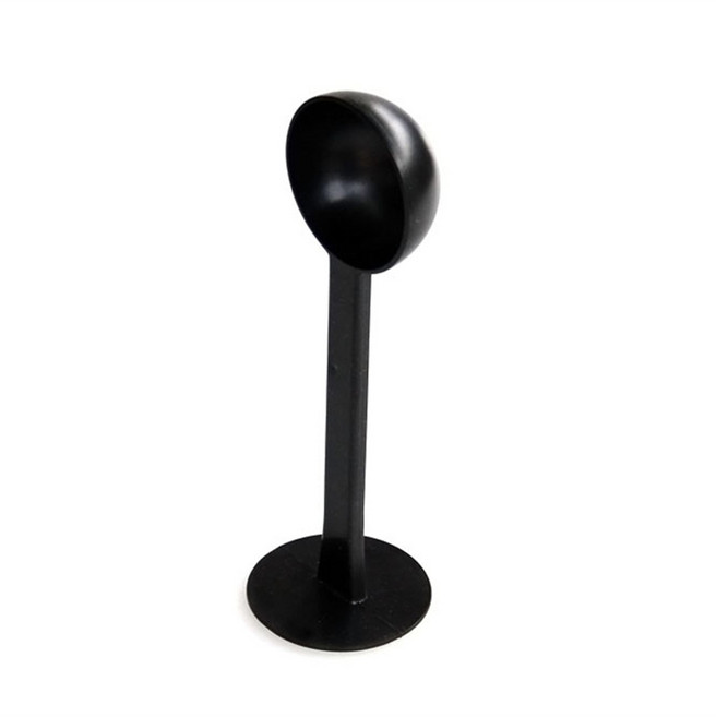 2In 1 커피 파우더 탬핑 스쿠프 플라스틱 측정 콩 스푼 머신 Coffeeware 주방 액세서리, 08 A  Black, 1개