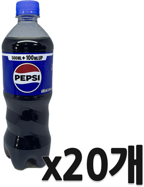 펩시 콜라, 600ml, 20개