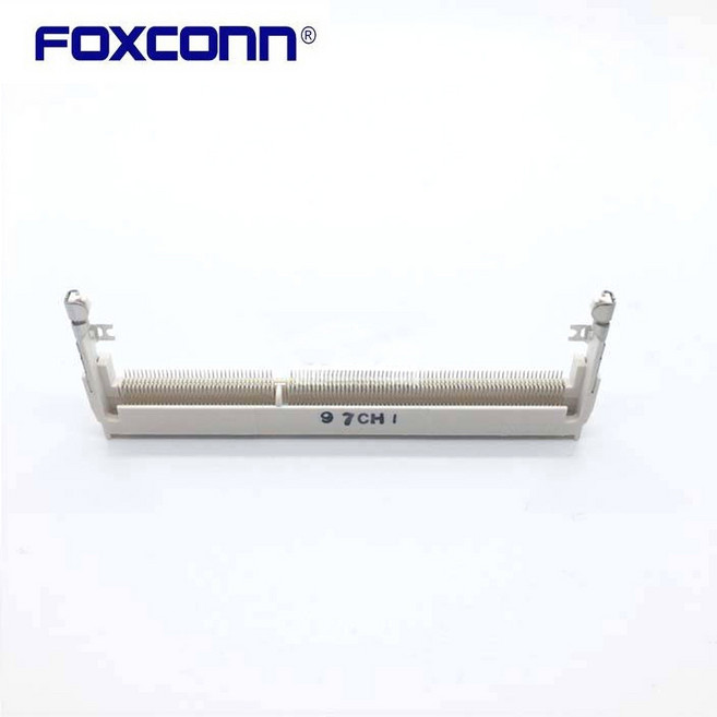 Foxconn 데스크탑 컴퓨터 메인보드용 메모리 카드 슬롯 커넥터 소켓 DDR3 204P Std 204 핀 고, [01] 1PCS, 1개