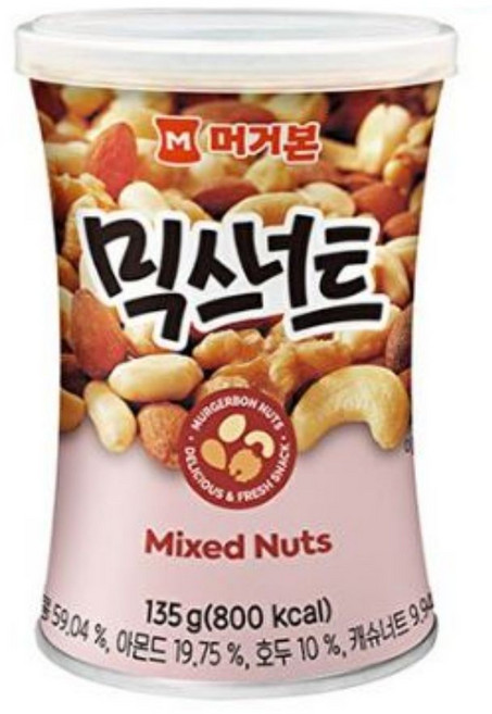 머거본 믹스너트, 135g, 6개