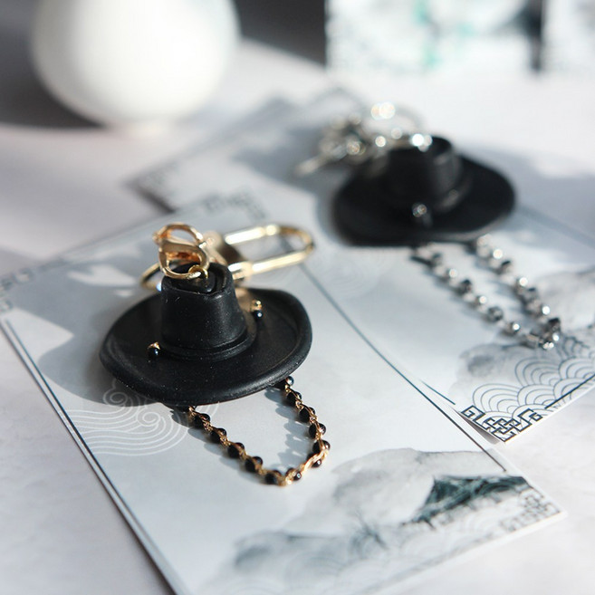 핸드메이드 전통 3D 갓키링 입체 외국인 친구 선물 한국 굿즈 기념품 전통키링, 1개, 비즈줄색상랜덤