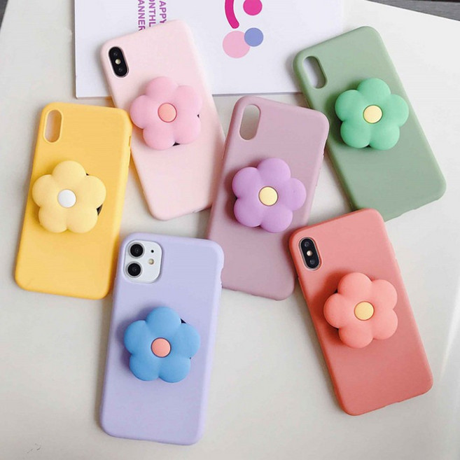 리얼몰갤럭시전기종 심플 플라워윙 스마트톡 케이스