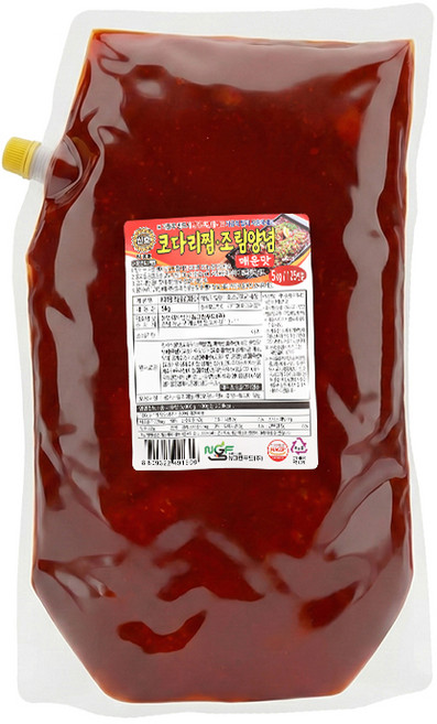 코다리찜조림양념(매운맛) 5KG뉴그린푸드(주), 1개, 5kg