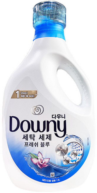 다우니 냄새 딥클린 프레시 클린 세탁세제 본품, 1.9L, 1개입, 5개